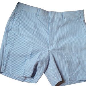 Adjustaband striped shorts